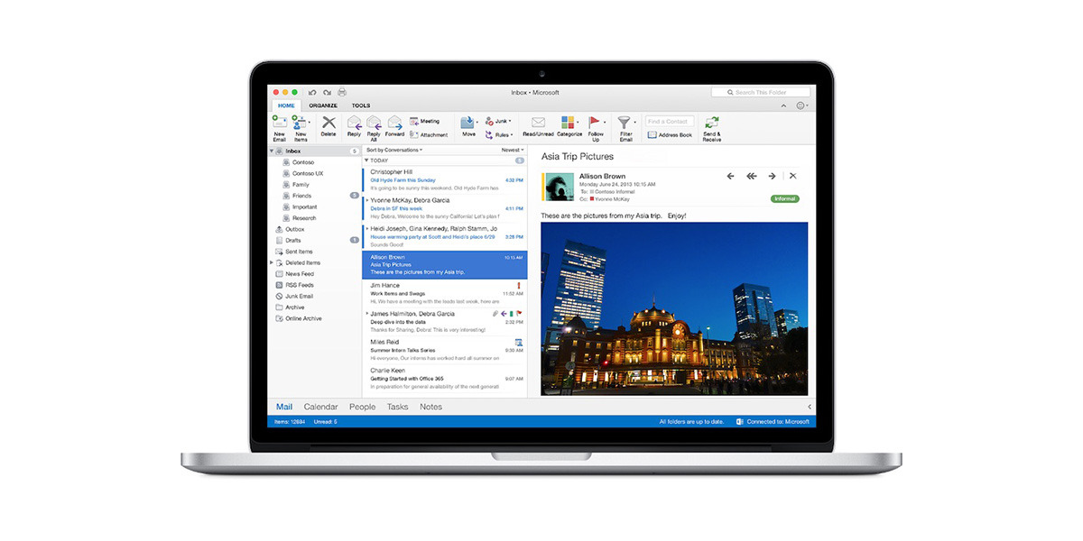 microsoft email for mac